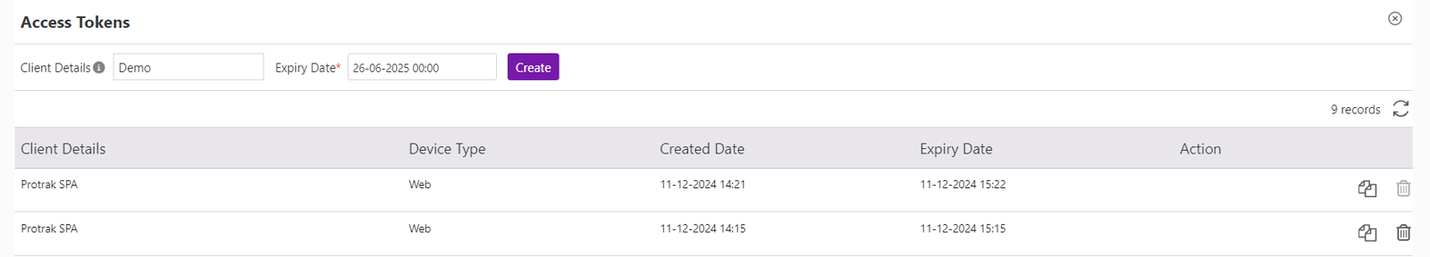 access token info